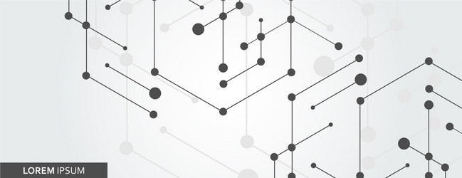 Connected Network Background vector image