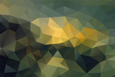 polygon background dark ground vector image
