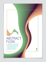 abstract shape background composition a4 print vector image