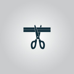 presentation - scissors and cutting vector image
