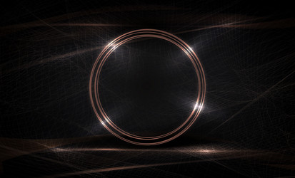 composition with a wavy mesh pattern round vector image