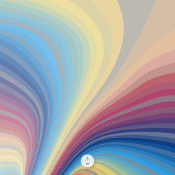Fluid Color Wave Background vector image