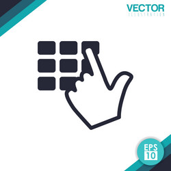 security system design vector image