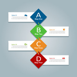Workflow Diagram Template vector image