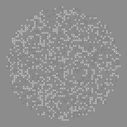 abstract pixel background sphere technology vector image