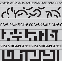 Code Patterns & Symbols vector image