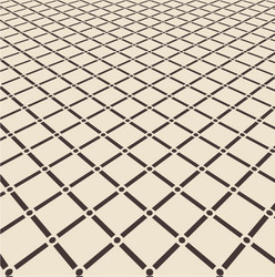 abstract brown square with circle joint pattern vector image