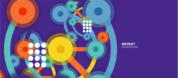 Geometric Network Abstract Background vector image
