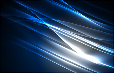 polar lights concept background vector image