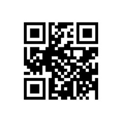 qr code sample for smartphone scanning isolated vector image