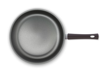 Realistic empty pan vector