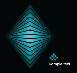 Abstract Blue Swirl Background vector image