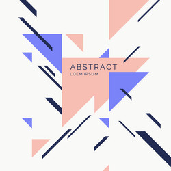 Abstract Geometric Background - Triangles vector image