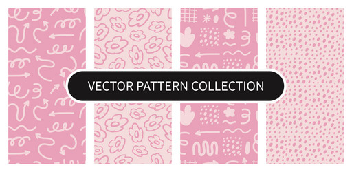 abstract pattern collection vector image