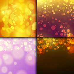creative bokeh abstract texture colorful blur vector image