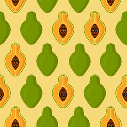 seamless abstract pattern of whole and sliced vector image