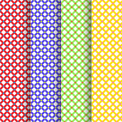 set of four beautiful patterns vector image