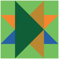 abstract geometric background with triangles vector image