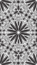 abstract geometric seamless pattern with hand drow vector image