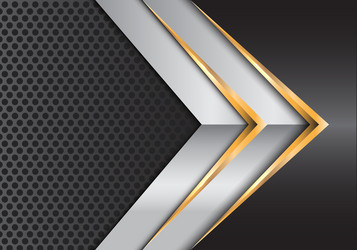 Metallic Arrow Mesh Background vector image