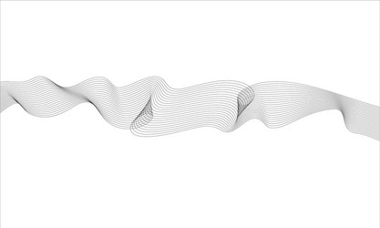 abstract wave element for design digital vector image