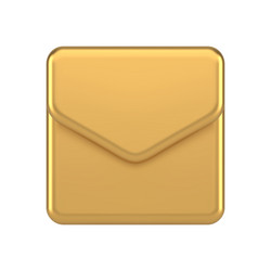 premium newsletter incoming message chat button vector image