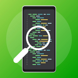 software development programming coding vector image