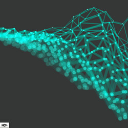 Abstract Network Technology Background vector image