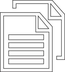 document icon vector image