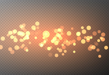 light abstract glowing bokeh lights vector image