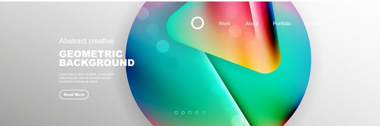 abstract background for your landing page design vector image