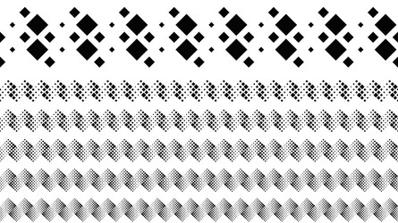 abstract monochrome square pattern page separator vector