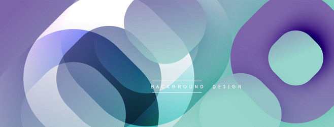 abstract shapes overlap creating soft gradients vector image