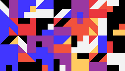Dynamic Geometric Pattern vector image