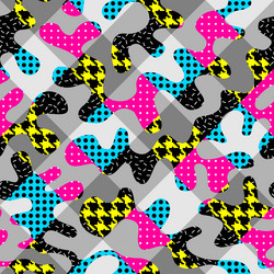 Geometric Pop Pattern vector image