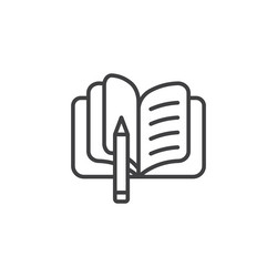 homework icon set on white background vector image