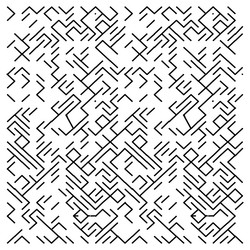 black and white geometric line print pattern vector image