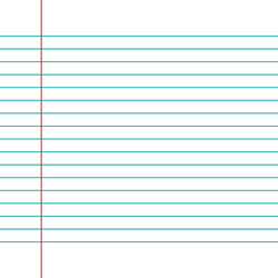 Notebook Paper Background vector image