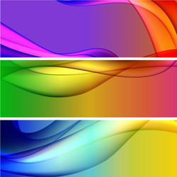 Abstract Color Swirl Background vector image