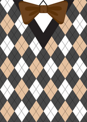 Argyle Pattern Background vector image