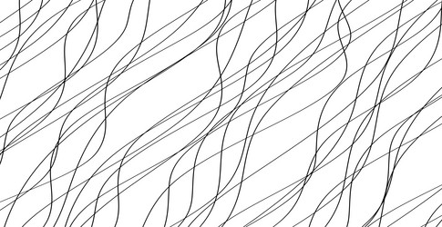 hand drawn lines abstract pattern wave simple vector image