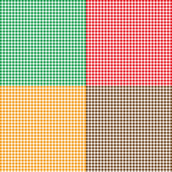 Set of colorful seamlessly repeatable patterns vector