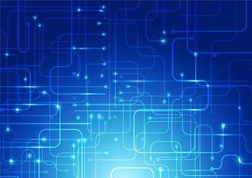 Tech Network Abstract Background vector image