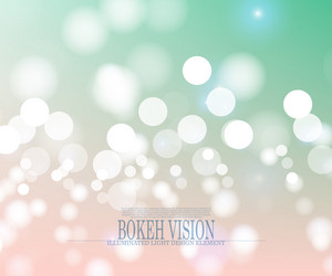 abstract bokeh vision bright background design vector image