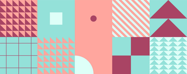 Dynamic Geometric Pattern vector image