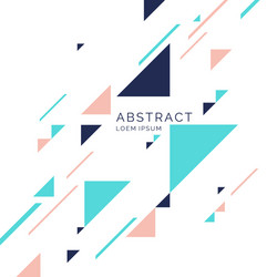 Geometric Triangle Background vector image