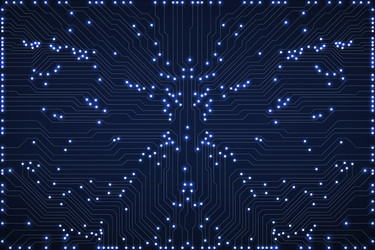abstract digital background with technology vector image