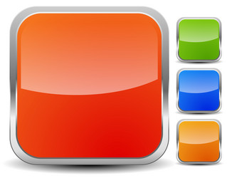 empty squares icon symbol backgrounds buttons vector image
