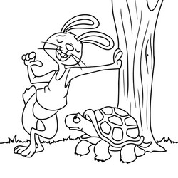 Cartoon Tortoise and Hare Vector Images (79) Cartoon Tortoise and Hare Vector Images (79)