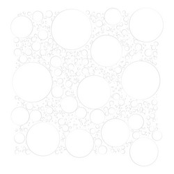 Random circles pattern texture vector